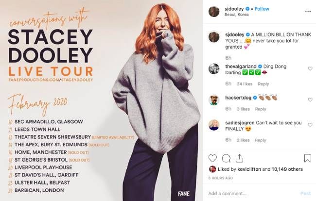 stacey dooley exciting news
