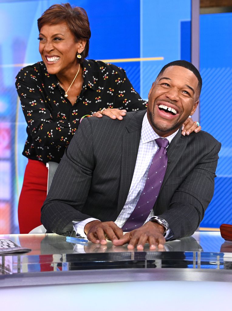 THIS WEEK WITH GEORGE GOOD MORNING AMERICA - 1/15/20 -
Robin Roberts celebrates her 30th year with ABC on "Good Morning America," on Wednesday January 15, 2020 on ABC.
ROBIN ROBERTS, MICHAEL STRAHAN