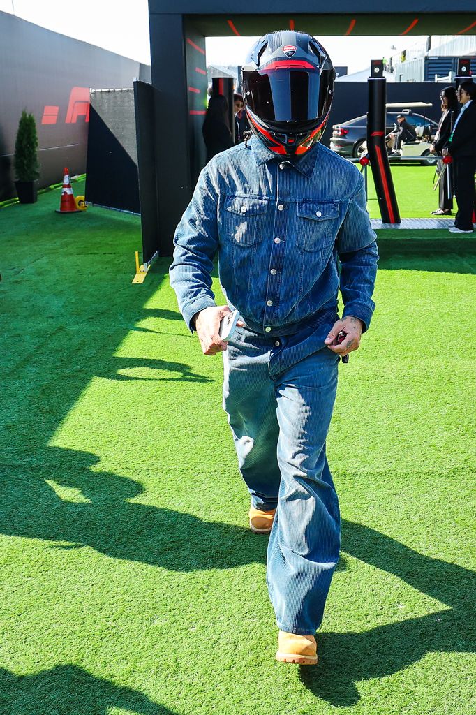 Lewis Hamilton of Great Britain and Ferrari walks in the paddock during the F1 Grand Prix of Canada at Circuit Gilles-Villeneuve on June 15, 2025 in Montreal, Canada. (Photo by Kym Illman/Getty Images)