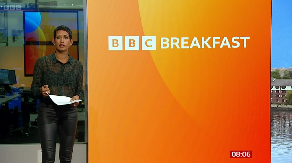 Naga Munchetty on BBC Breakfast