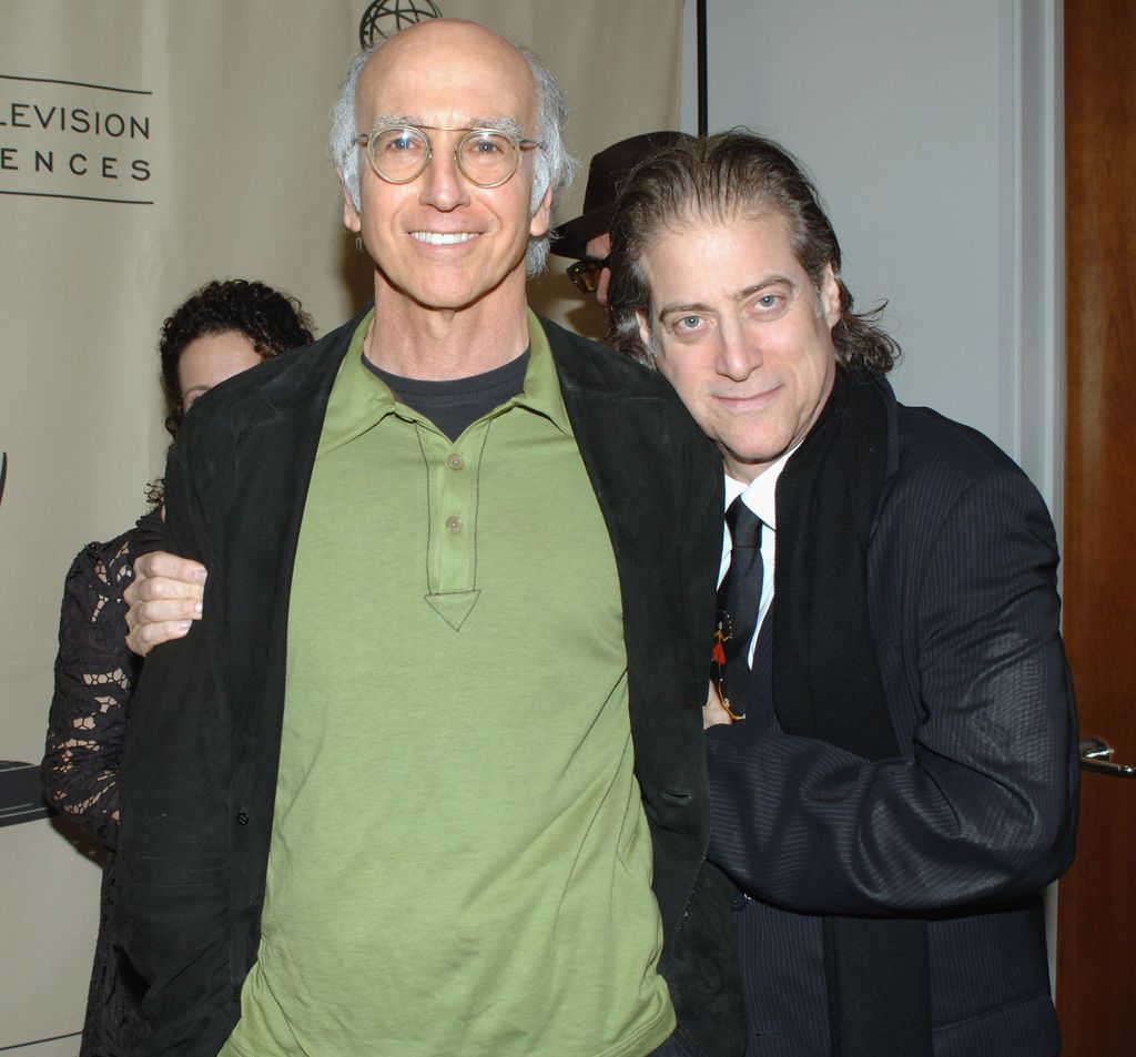 Larry David  and Richard Lewis attend ATAS Presents An Evening With "Curb Your Enthusiasm" at The Academy of Television Arts & Sciences Theatre on November 9, 2005 in North Hollywood, California