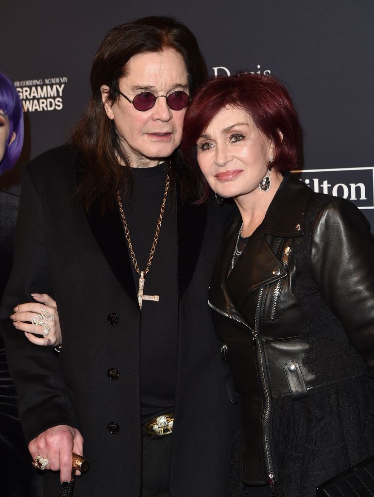 Ozzy Osbourne et Sharon Osbourne sur le tapis rouge en 2020