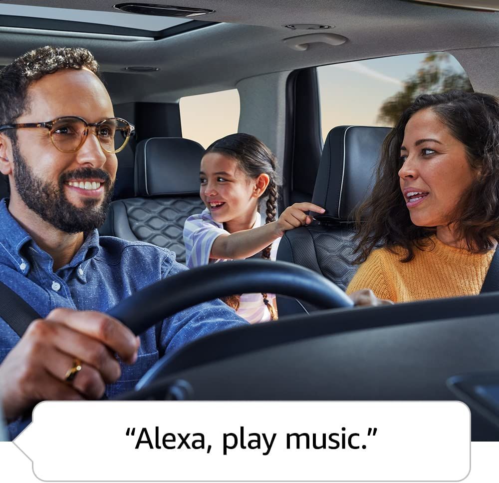 With Echo Auto you can get Alexa to play your favourite music by just asking