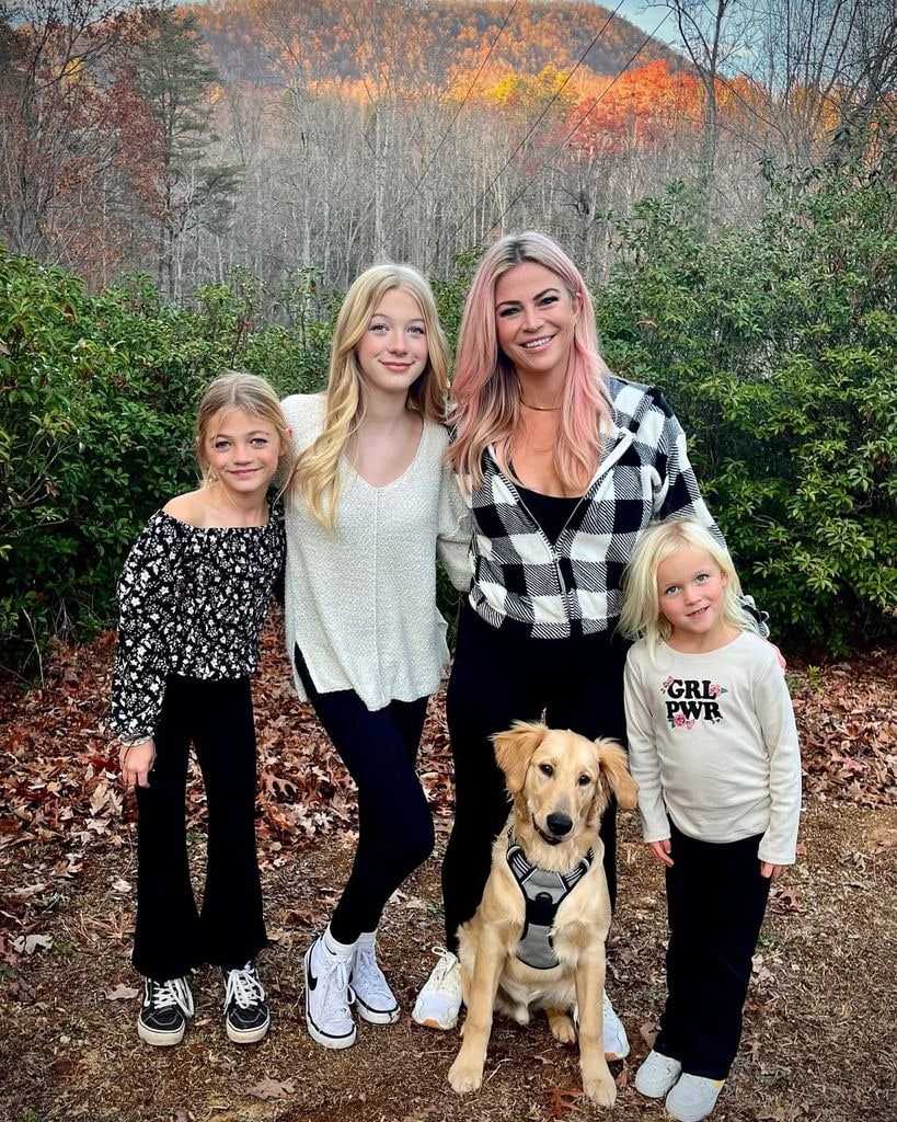 Katherine Hough and her children