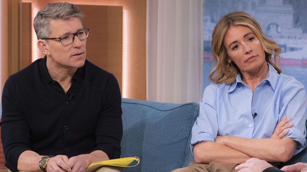 Ben Shephard and Cat Deeley leading an interview on This Morning
