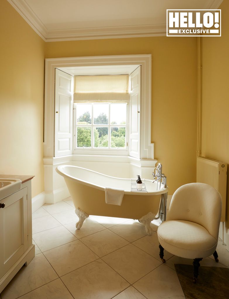 Matthew Kinloch and Johanna Squiban's neutral bedroom at Gilmerton House