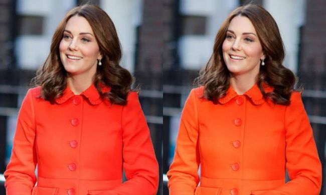 kate middleton orange