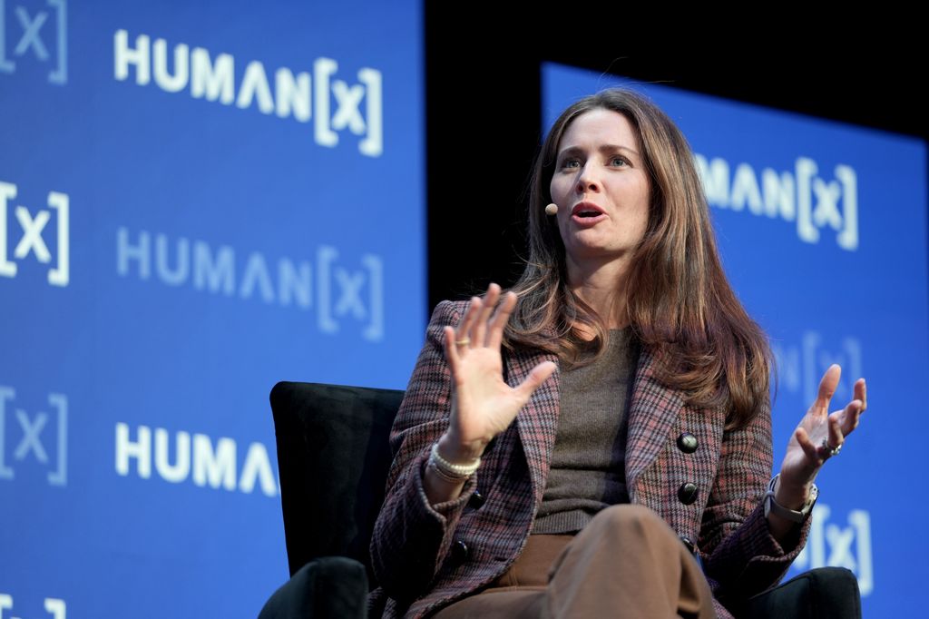 Kate Rooney speaks onstage during the HumanX AI Conference 2025 at Fontainebleau Las Vegas on March 10, 2025 in Las Vegas, Nevada