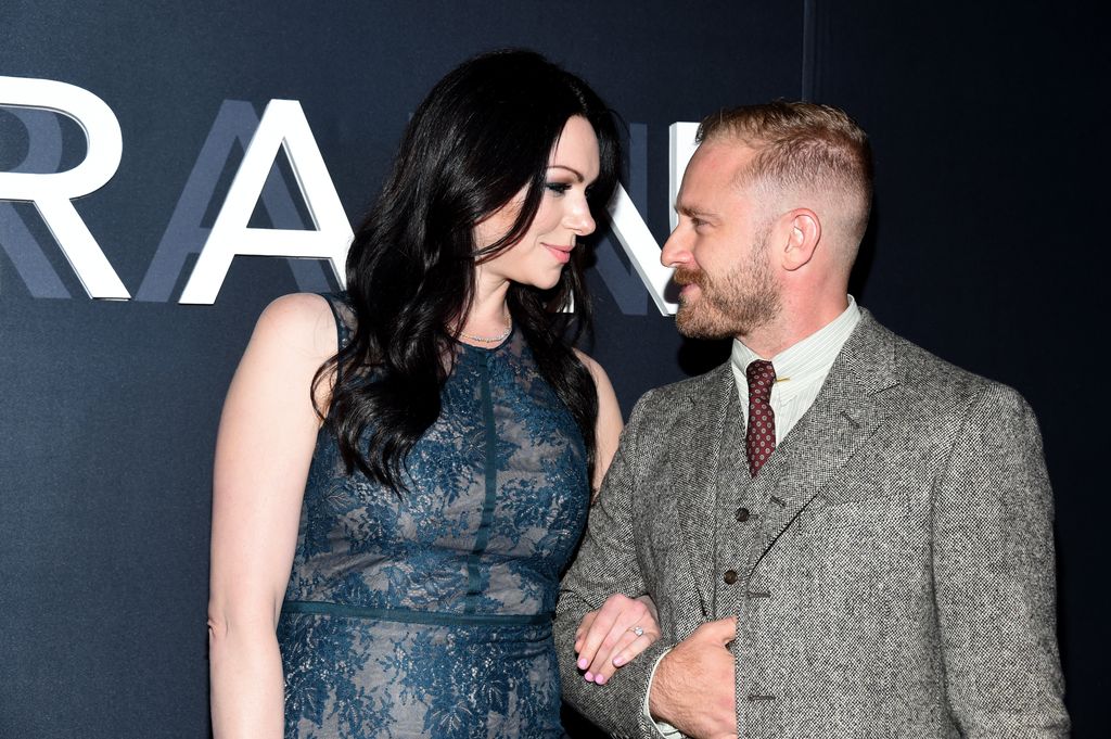 Laura Prepon, Ben Foster at the premiere for The Girl On the Train