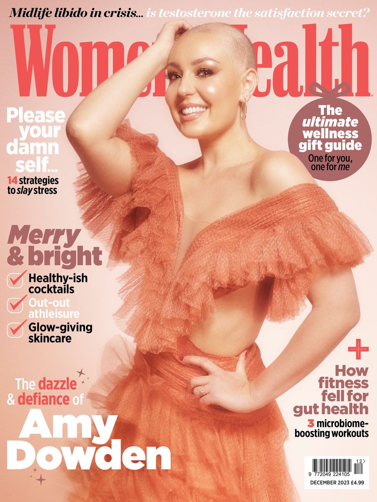 Amy graced the magazine's front cover 