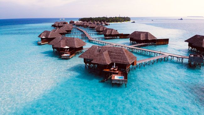 maldives beach huts