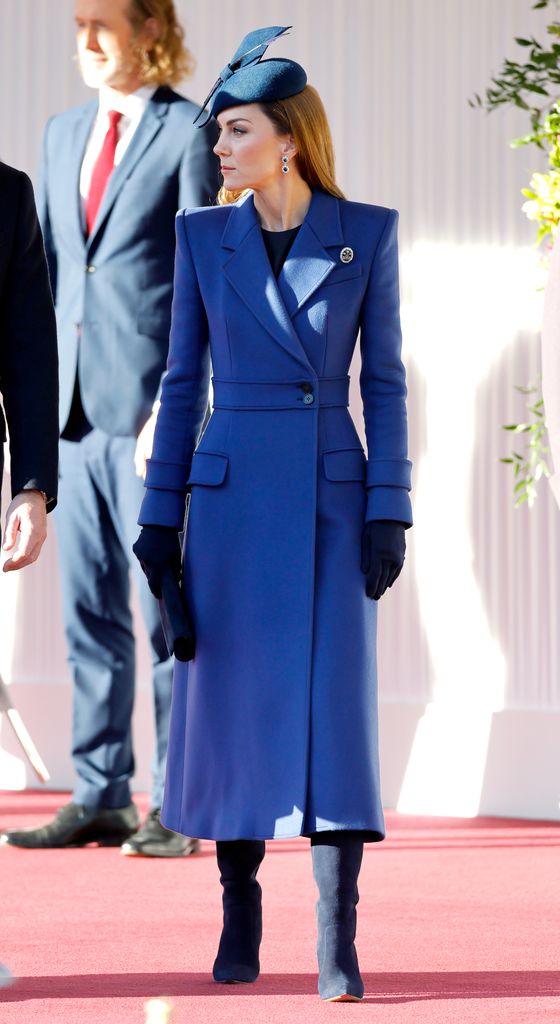 The royal mother-of-three rewore an Alexander McQueen that she had previously debuted on Christmas Day 2023