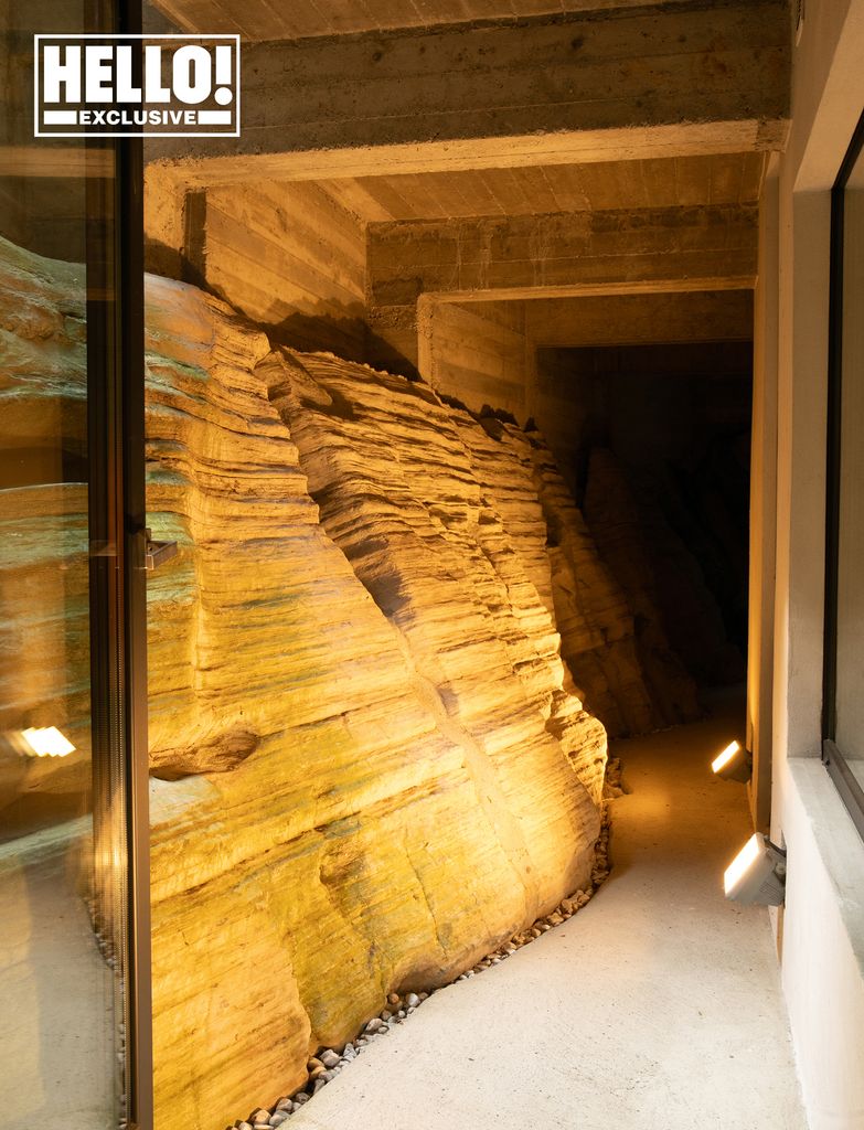 Erika Trojer's sauna at Lake Como home Villa Torno