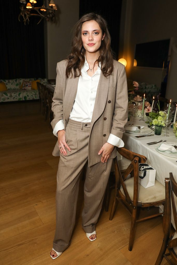 Meg Bellamy attends the MEJURI exclusive dinner on January 31, 2024 in London, England. 