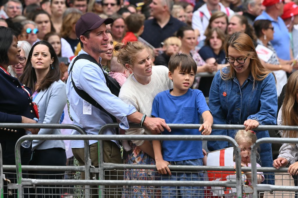 Princess Beatrice with husband Edoardo Mapelli Mozzi and children Wolfie, Sienna and Athena at Lioness Parade in London
