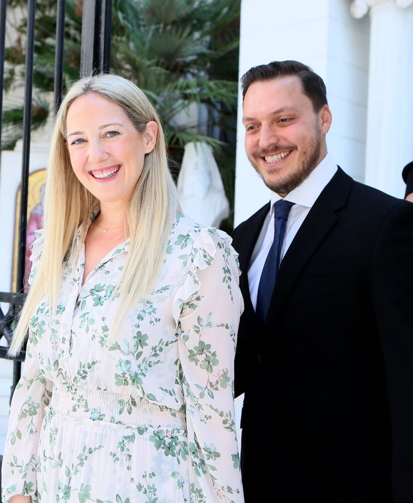 Princess Theodora and Matthew Kumar smiling