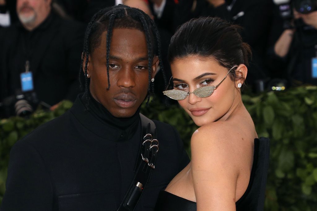 Travis Scott and Kylie Jenner attend "Heavenly Bodies: Fashion & the Catholic Imagination", the 2018 Costume Institute Benefit at Metropolitan Museum of Art on May 7, 2018 in New York City