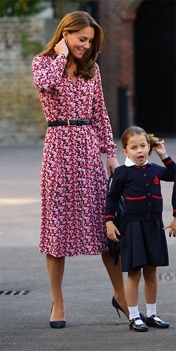 Kate Middleton Wore 180 Michael Kors Dress for Charlottes First Day