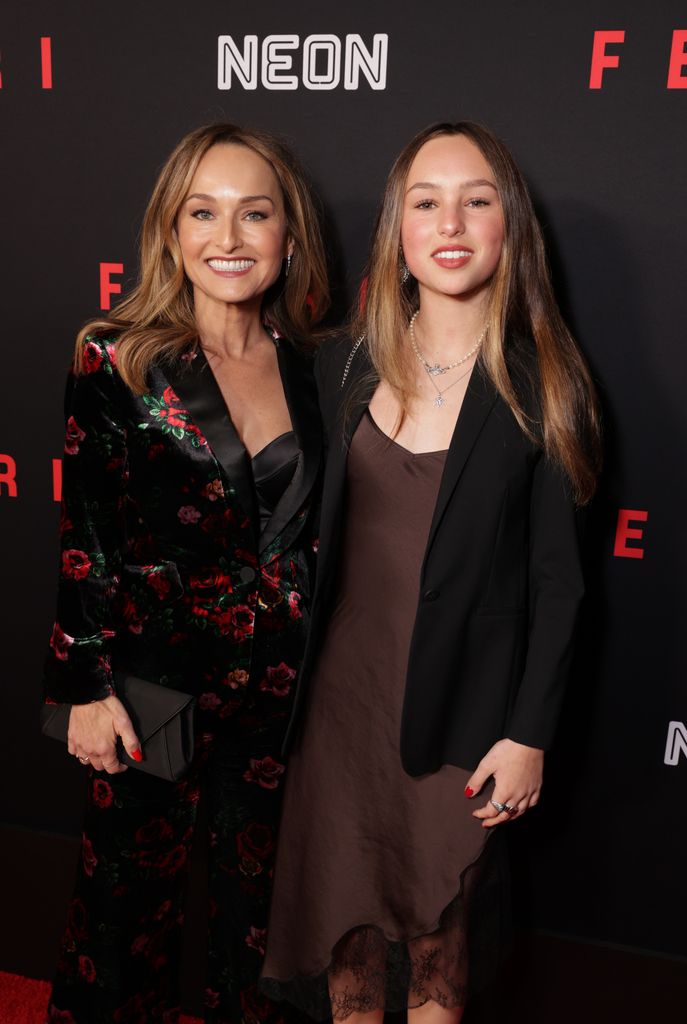 LOS ANGELES, CALIFORNIA - DECEMBER 12: Giada De Laurentiis (L) and Jade De Laurentiis attend the Los Angeles Premiere of Neon's "Ferrari" at Directors Guild Of America on December 12, 2023 in Los Angeles, California. (Photo by Eric Charbonneau/Getty Images for Neon)