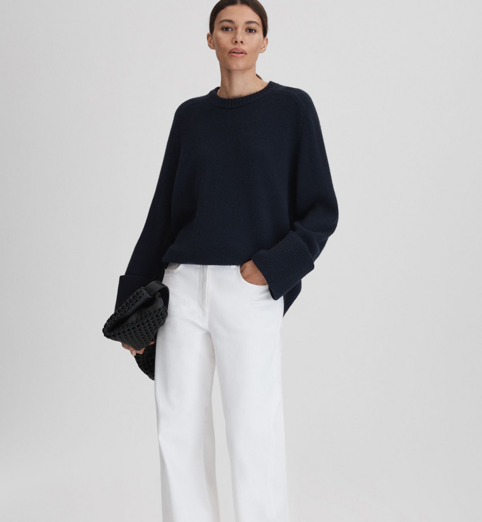 LAURA WOOL-CASHMERE CASUAL FIT JUMPER