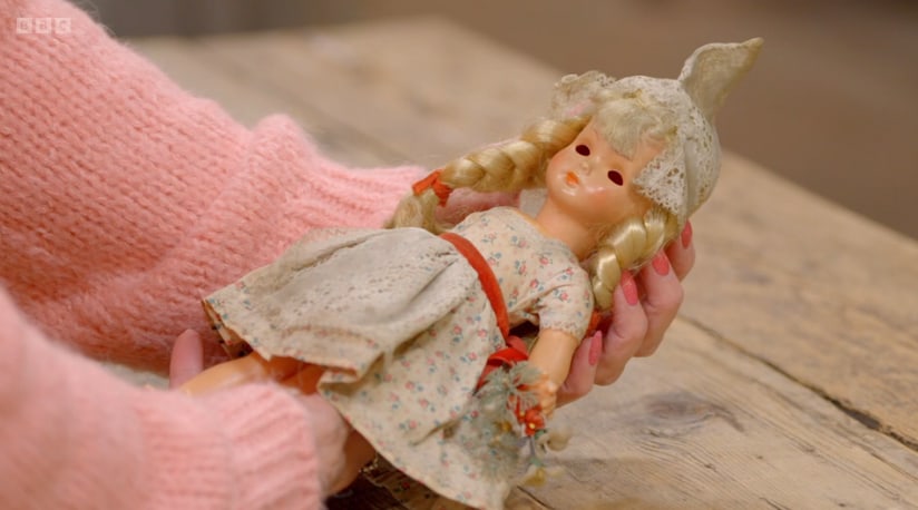 close-up of Dutch doll