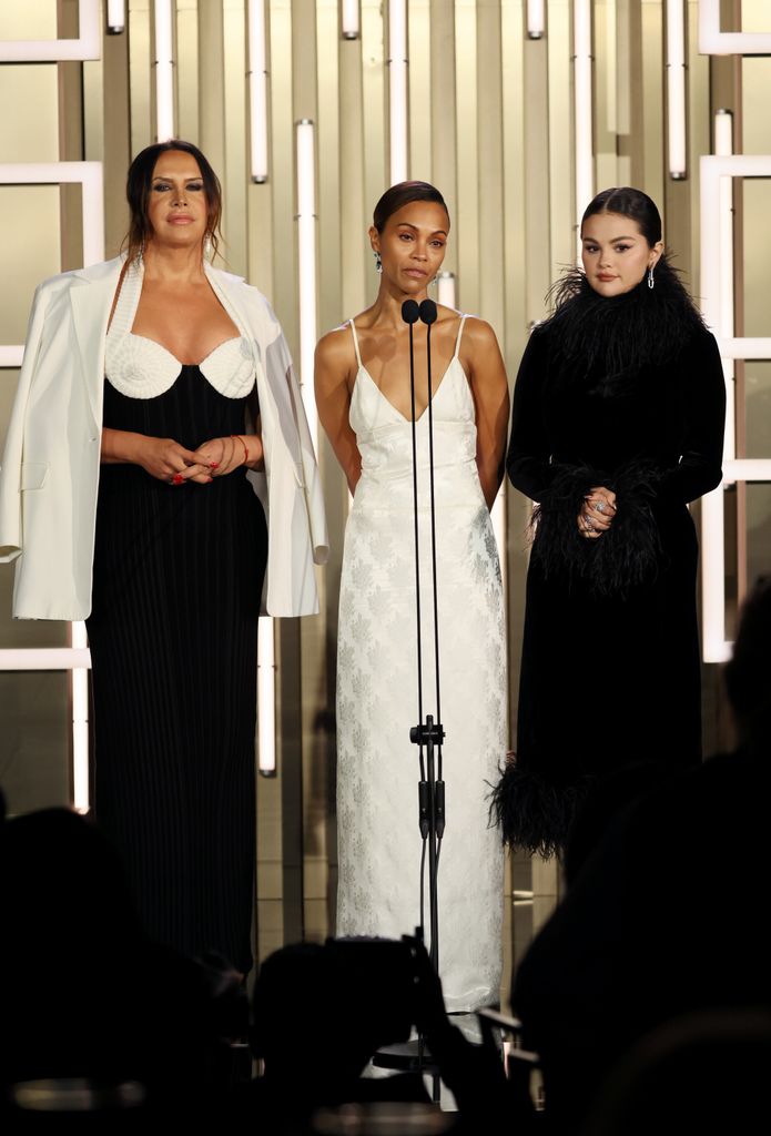 Selena Gomez habla en el escenario durante los premios TIFF Tribute Awards durante el Festival Internacional de Cine de Toronto 2024 en el Fairmont Royal York el 8 de septiembre de 2024 en Toronto, Ontario. (Foto de Jemal Countess/Getty Images)