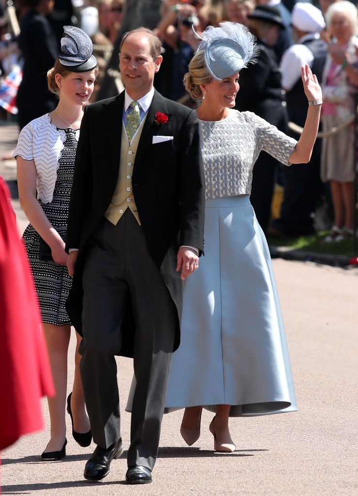 O Príncipe Edward usou outra gravata com estampa de gato no casamento de Meghan Markle e do Príncipe Harry