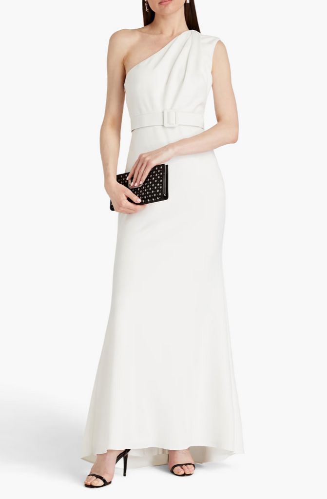 The Outnet wedding dress - one shouldered design