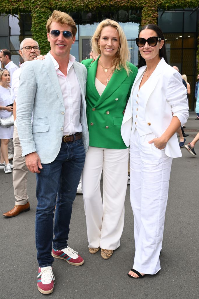 James Blunt, Sofia Wellesley and Kirsty Gallacher
