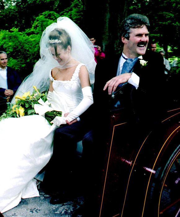 Amanda Holden wedding dress 1995