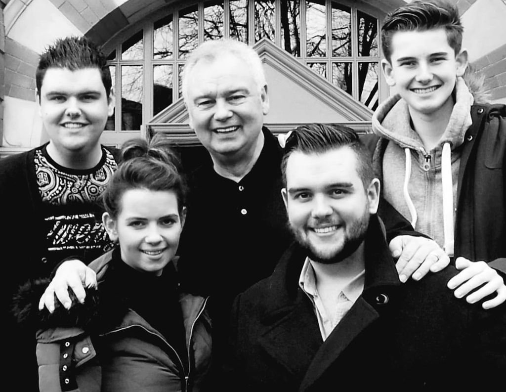 Eamonn's son Niall (top left) prefers to keep out of the spotlight