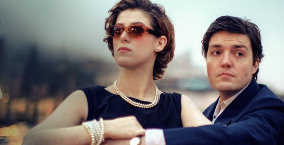 Honor Swinton Byrne and Tom Burke in a still from The Souvenir