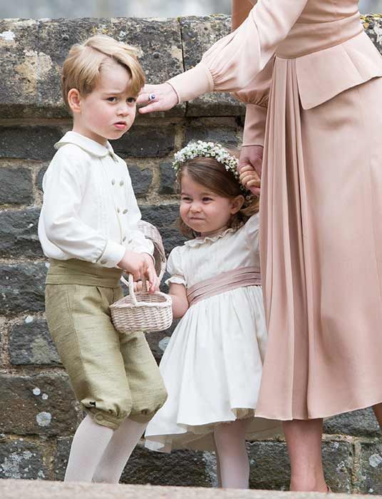 5 prince george princess charlotte pippa middleton wedding