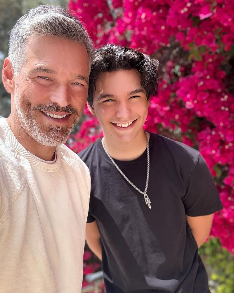 Eddie Cibrian and his son Jake pose for selfie