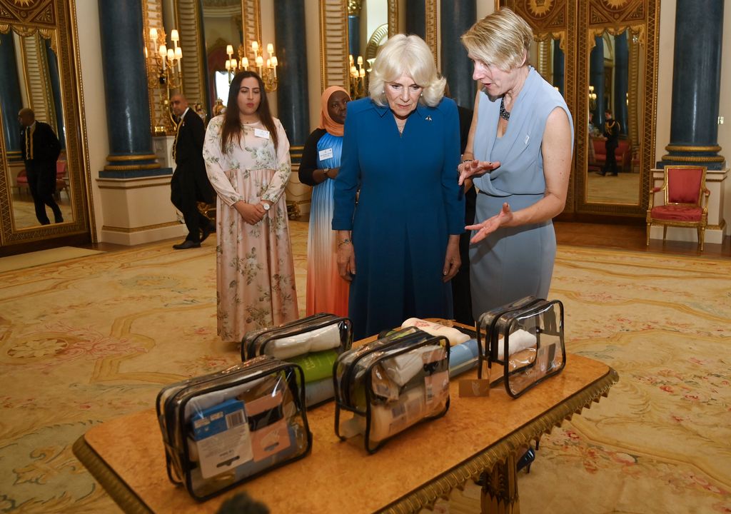 The Queen relaunched the Wash Bags Project in May