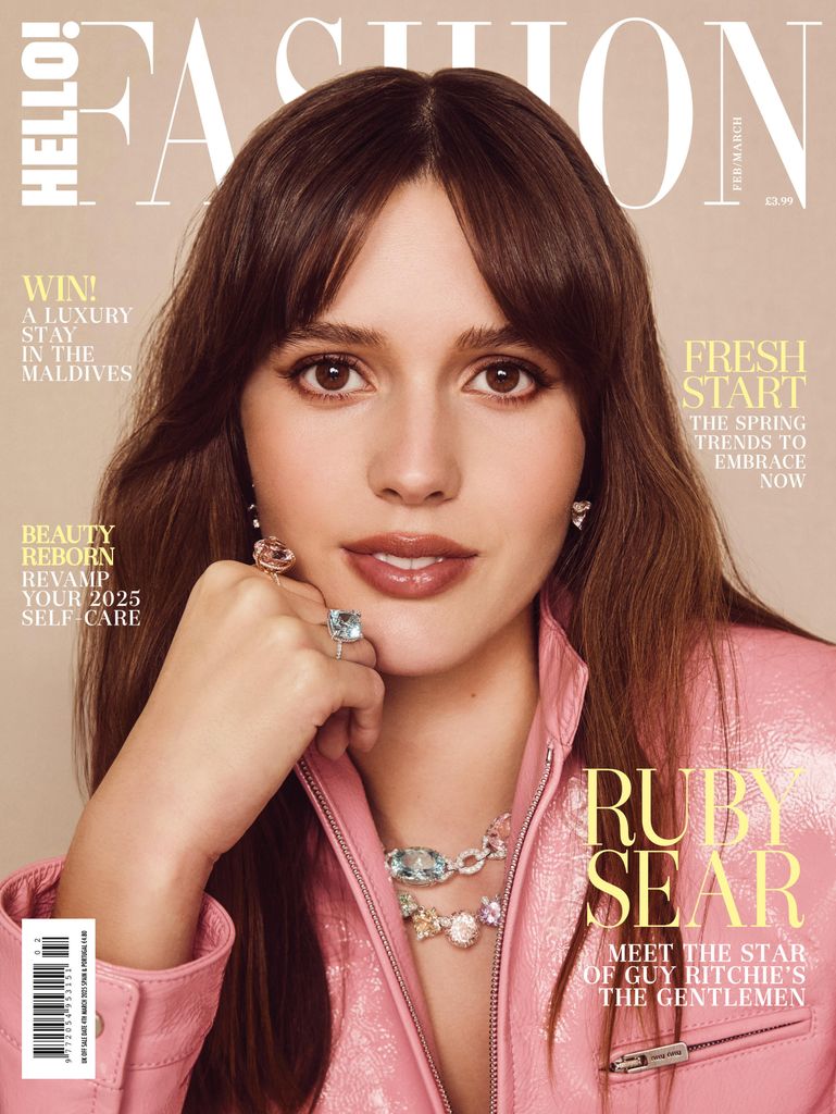 Hello Fashion cover with Ruby Sear wearing pink jacket