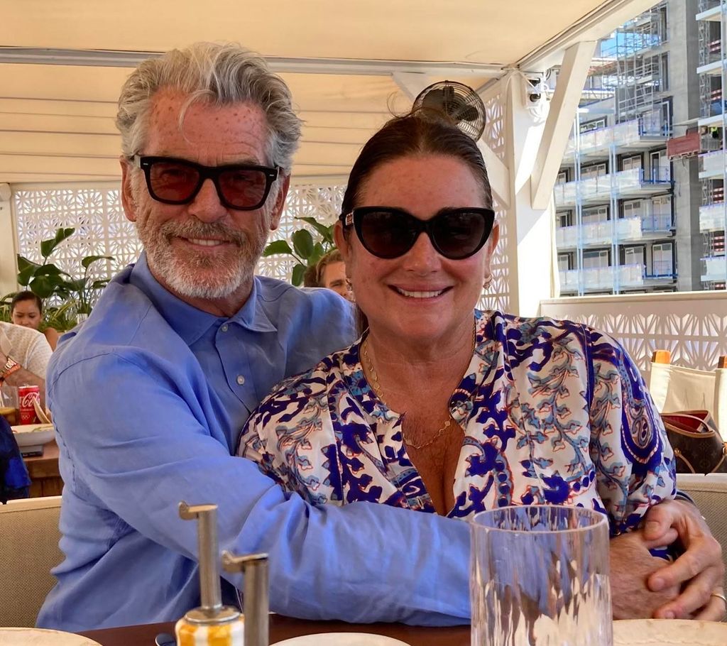 Pierce Brosnan and wife Keely Shaye cozy up in a new photo shared on Instagram