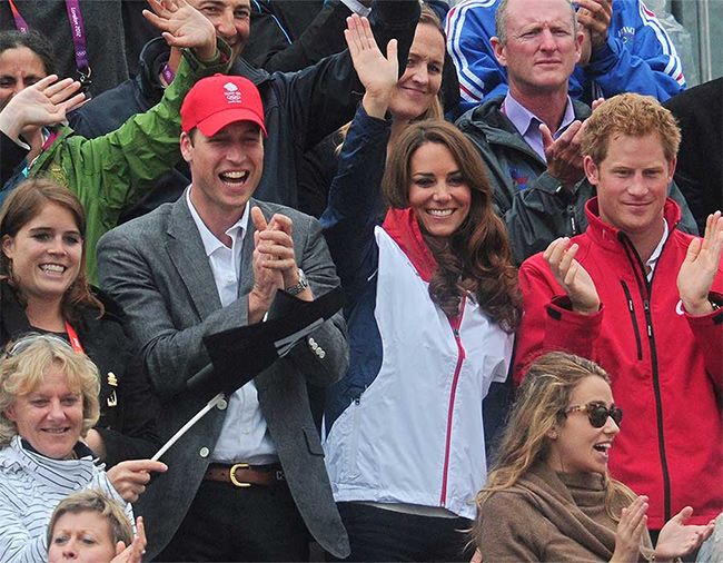 prince william and kate middleton cheering zara on