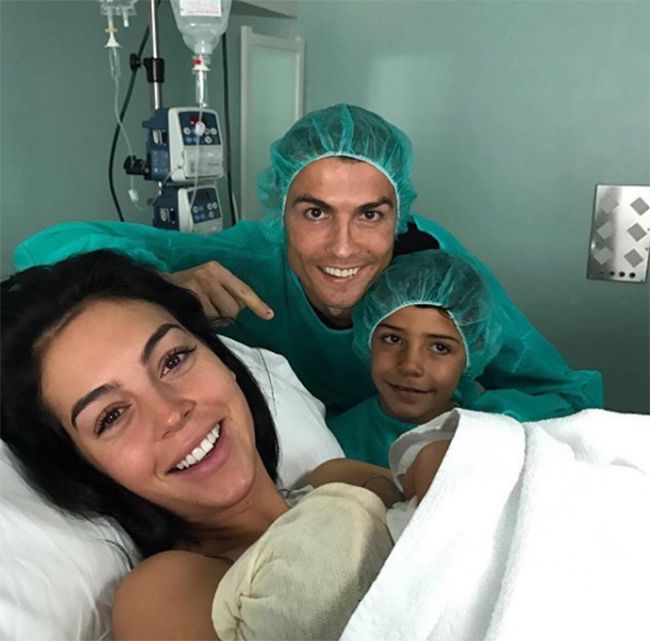 cristiano ronaldo welcomes baby