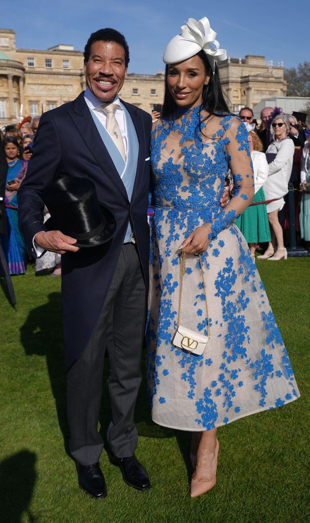 US singer Lionel Richie and partner Lisa Parigi 