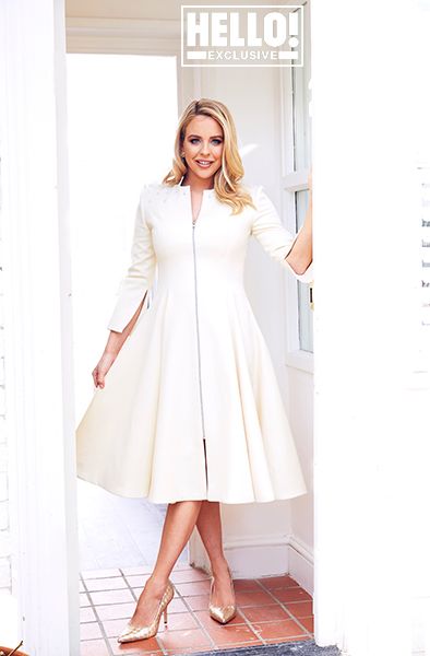 lydia bright in white dress