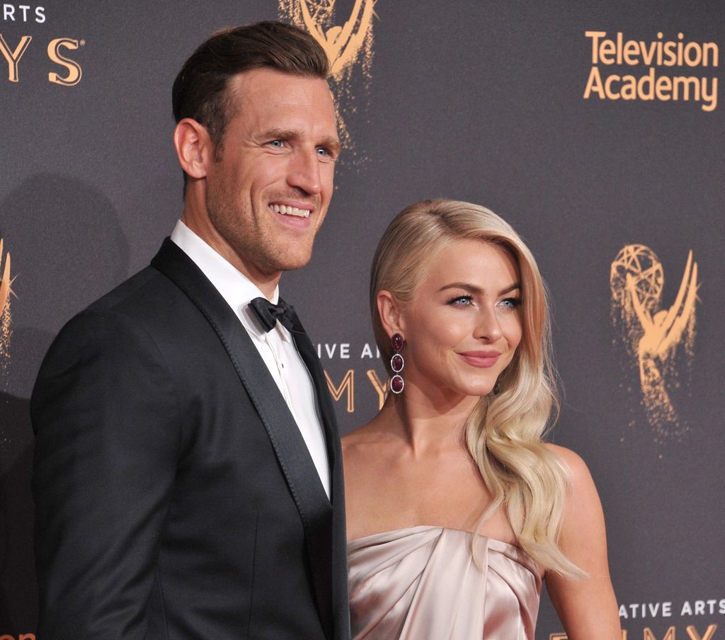 Julianne Hough and Brooks Laich arrive at the 2017 Creative Arts Emmy Awards - Day 1 at Microsoft Theater on September 9, 2017 in Los Angeles, California.