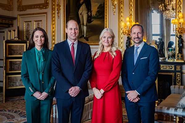 Princess and Prince of Wales meet Norwegian royals