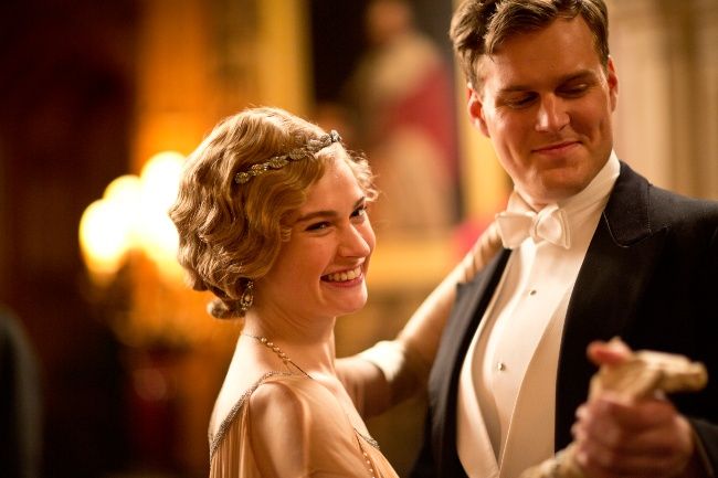 lily james downton
