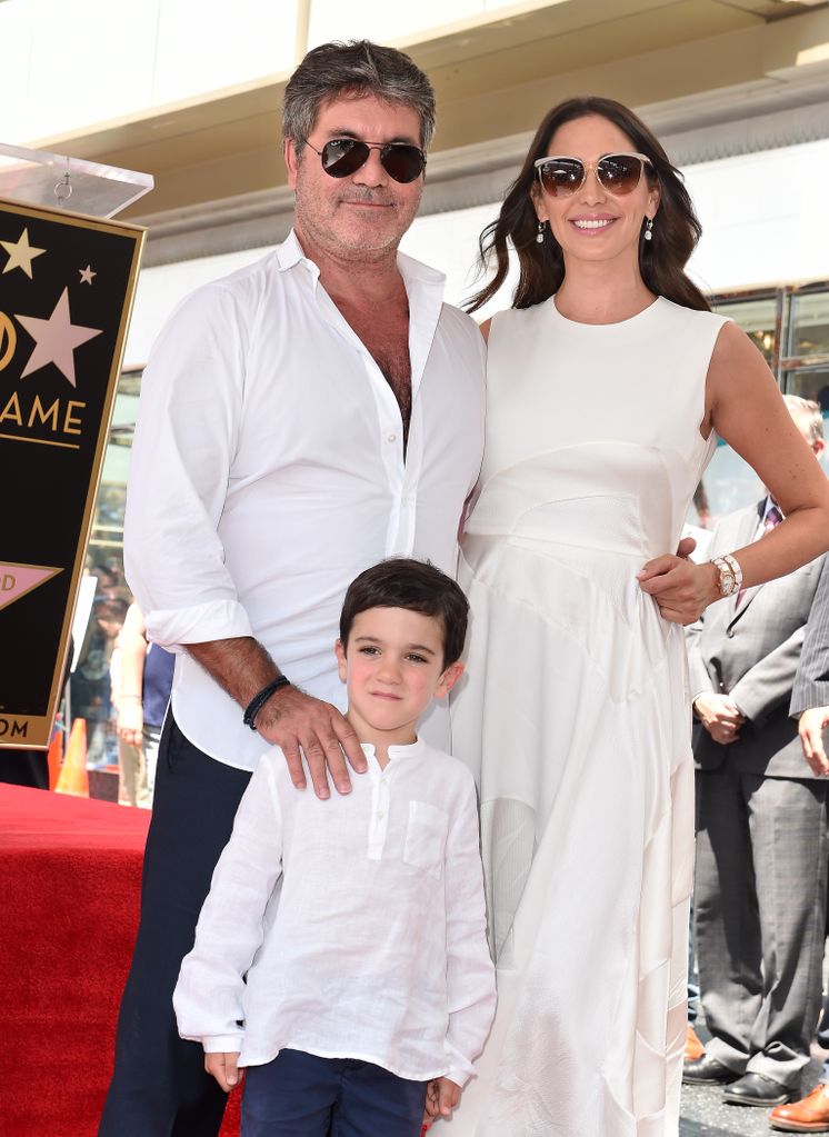 Simon, Lauren and Eric on the Hollywood Walk of Fame