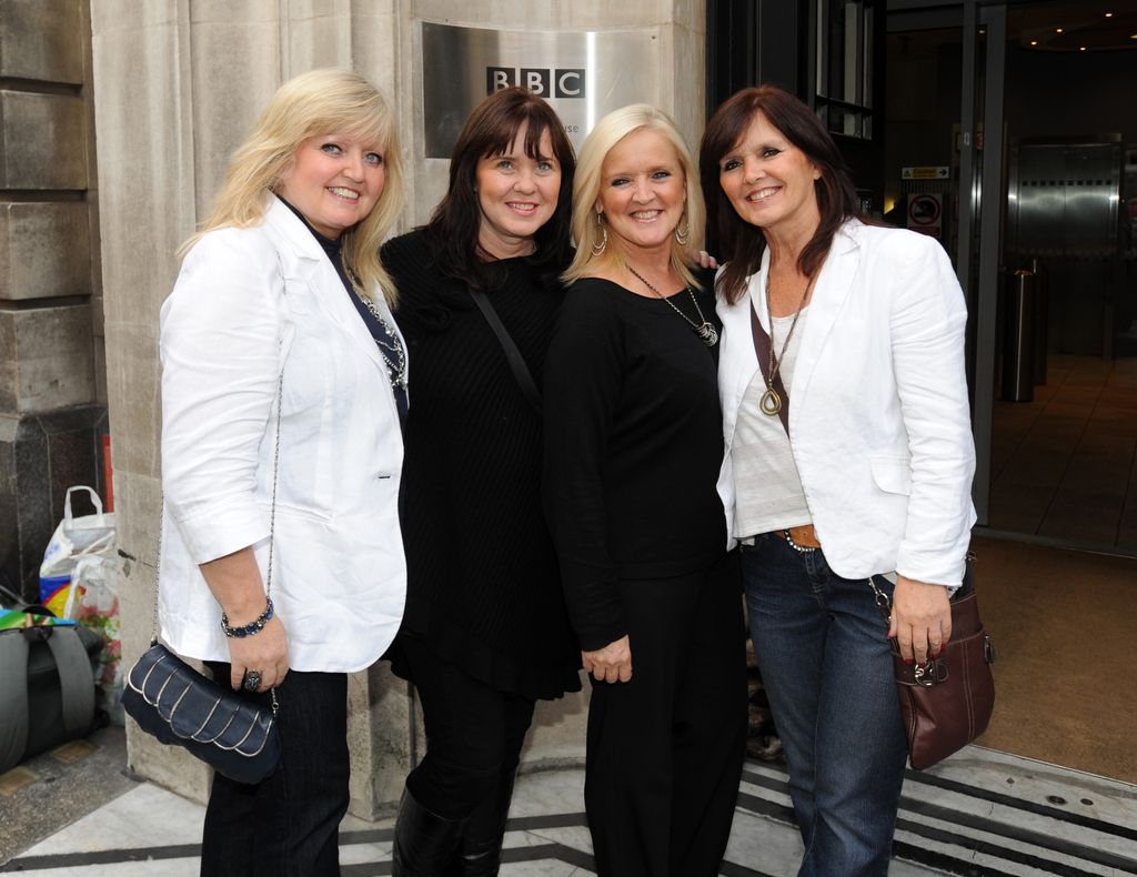  Linda, Coleen, Bernie and Maureen of the The Nolans sighted at BBC Radio 2 