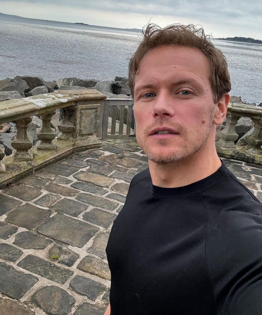 Sam Heughan shared snaps from the final readthrough