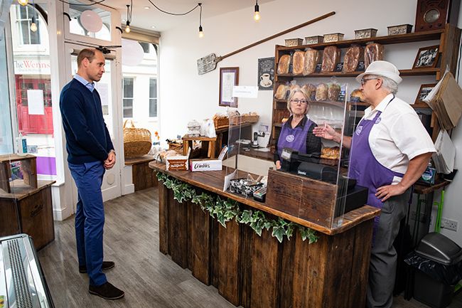 prince william at bakery