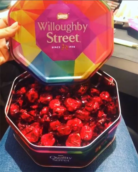 holly willoughby quality street