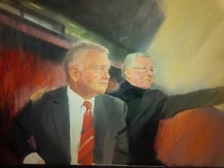 Eamonn shared a personal sketch with the former Manchester United manager